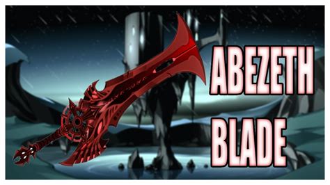 For all the people who have Burning Blade of Abzeth, .